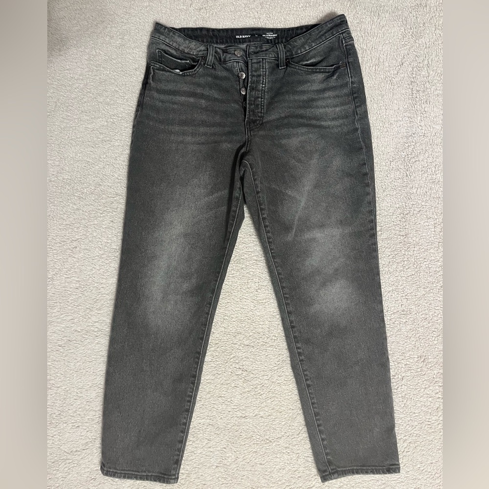 Old Navy High Rise, the OG Straight Secret Smoothing Pockets Size 12